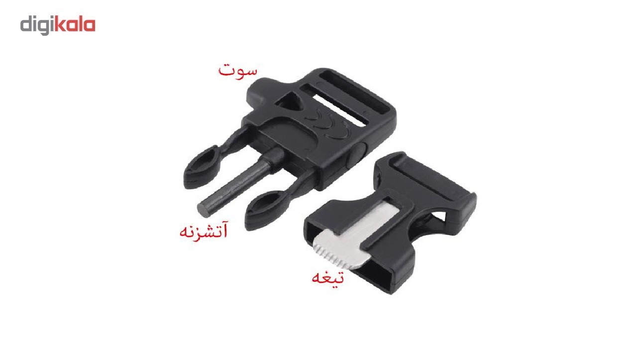 سگک چخماق دار دستبند پاراکورد مدل bbb