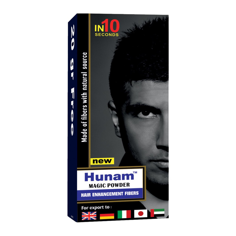 پودر پرپشت کننده مو هونام کد 50-02 مقدار 50 گرم