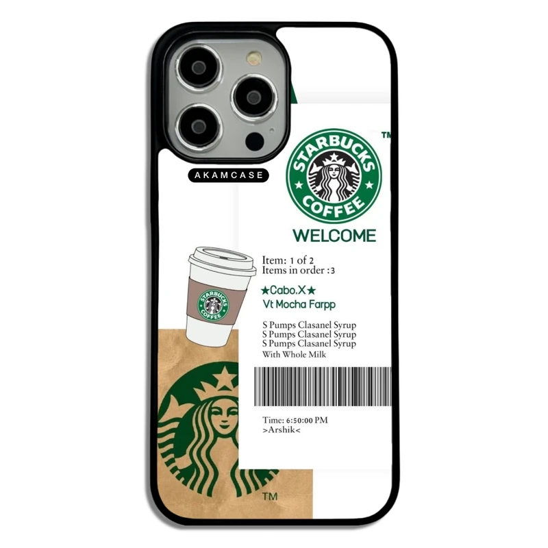 کاور آکام مدل AMCWA14PROMAX-STARBUCKS5 مناسب برای گوشی موبایل اپل iPhone 14 Pro Max