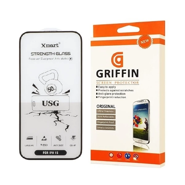 محافظ صفحه نمایش گریفین مدل X Mart مناسب برای گوشی موبایل اپل iPhone 14