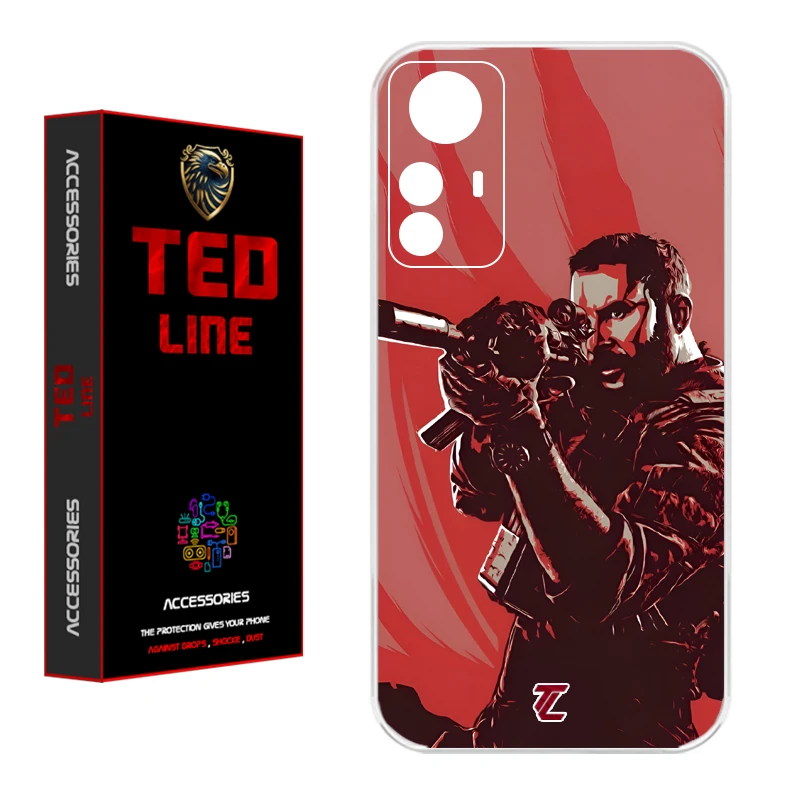 کاور تدلاین طرح کاپیتان پرایس کد 1212 مناسب برای گوشی موبایل شیائومی Redmi Note 12S