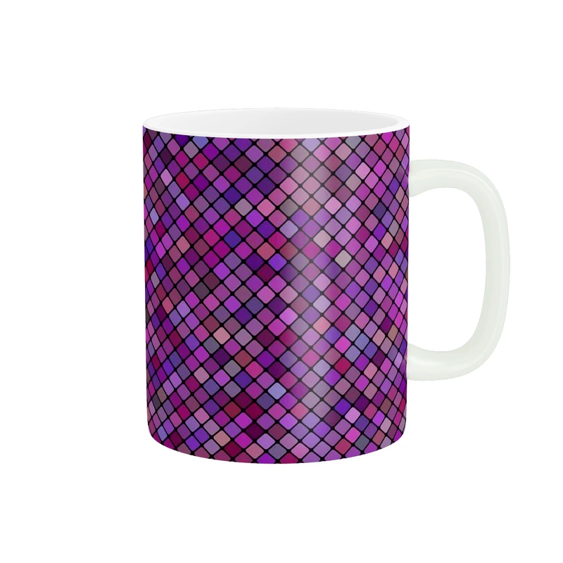 ماگ پاد آفرین طرح چهارخانه کد 4543