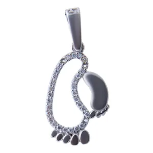    آویز گردنبند نقره زنانه بازرگانی میلادی کد PKR-107