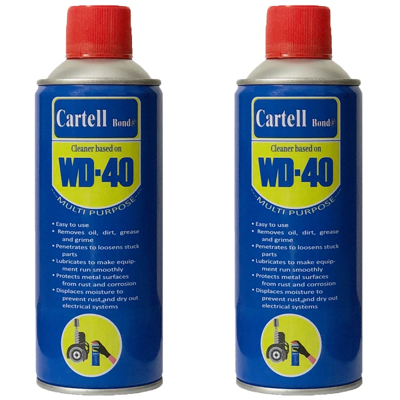 اسپری روان کننده صنعتی کارتل باند مدل CW-02 حجم 400 میلی لیتر بسته 2 عددی