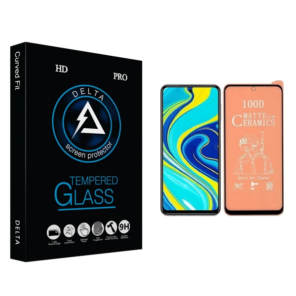 محافظ صفحه نمایش مات دلتا مدل HD مناسب برای گوشی موبایل شیائومی Redmi Note 9S