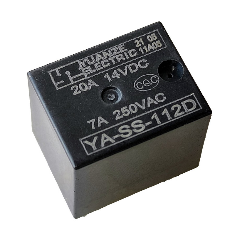 رله 12 ولت 20 آمپر یوآنزه مدل YA-SS-112D بسته 100 عددی