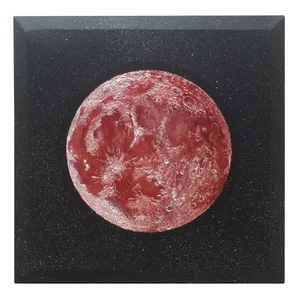 تابلو نقاشی ورق طلا طرح MOON کد 6791