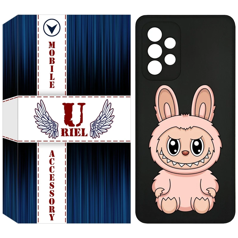 کاور یوریل مدل KSH کد 138 طرح عروسک لبوبو مناسب برای گوشی موبایل سامسونگ Galaxy A72