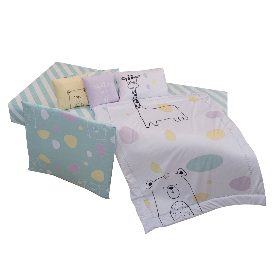 سرویس خواب 8 تکه نوزاد مدل ذرافه کد  2k