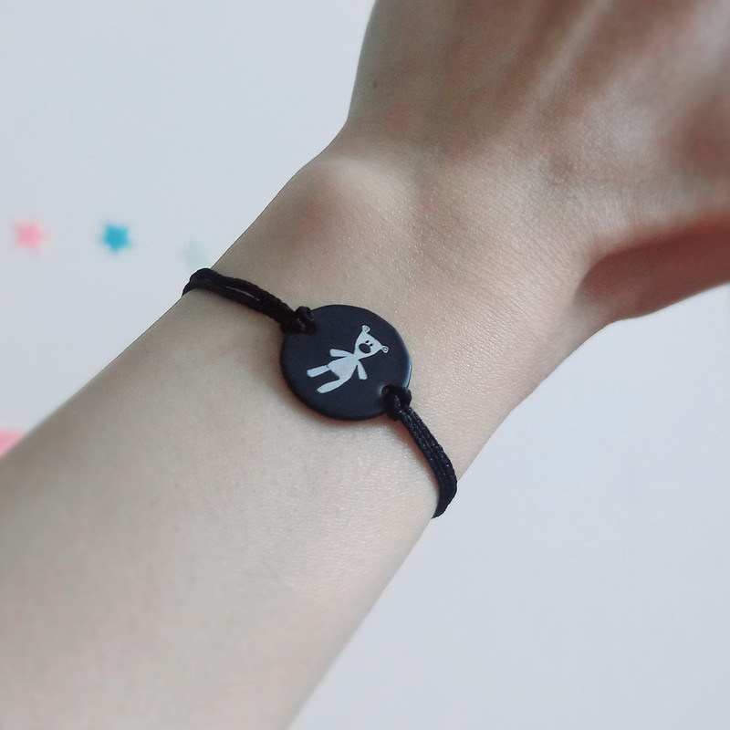 دستبند مدل دوستی تدی خرس مستر بین بسته 2 عددی