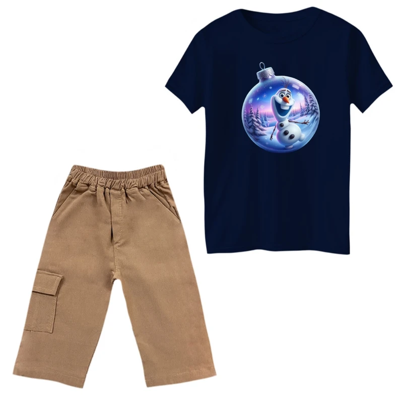 ست تی‌شرت و شلوارک پسرانه کد 10