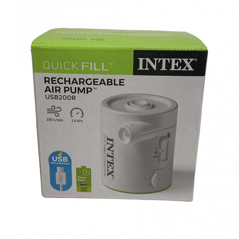 پمپ باد اینتکس مدل شارژی USB خور 66637