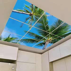 تایل سقفی آسمان مجازی مدل SK-412-3x3 سایز 60x60 مجموعه نه عددی