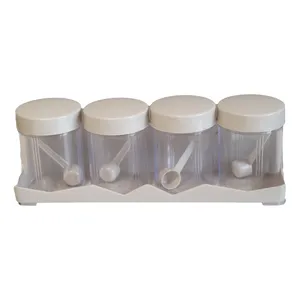 ست ادویه 4 پارچه مدل گرد