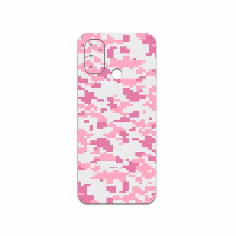 برچسب پوششی ماهوت مدل Army-Pink-pixel مناسب برای گوشی موبایل وان پلاس Nord N100