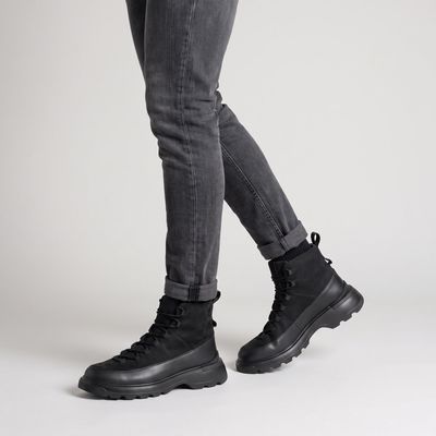 نیم بوت مردانه چرم مشهد مدل j6372