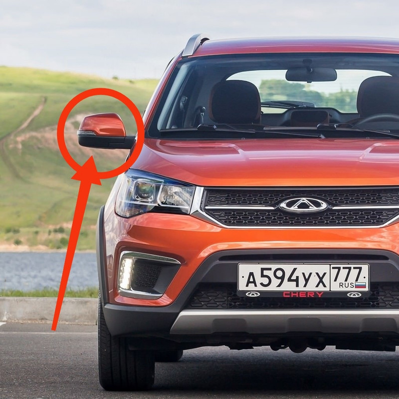 اینه جانبی راست خودرو مدل J69-8202020 مناسب برای ام وی ام X22