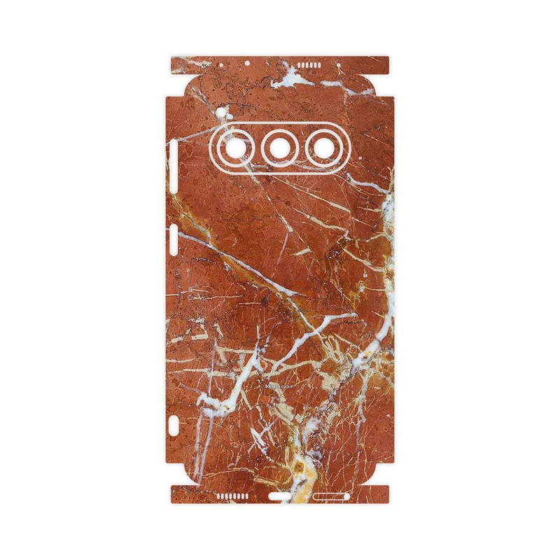 برچسب پوششی ماهوت مدل Red Marble-FullSkin مناسب برای گوشی موبایل داریا Bond II 5G