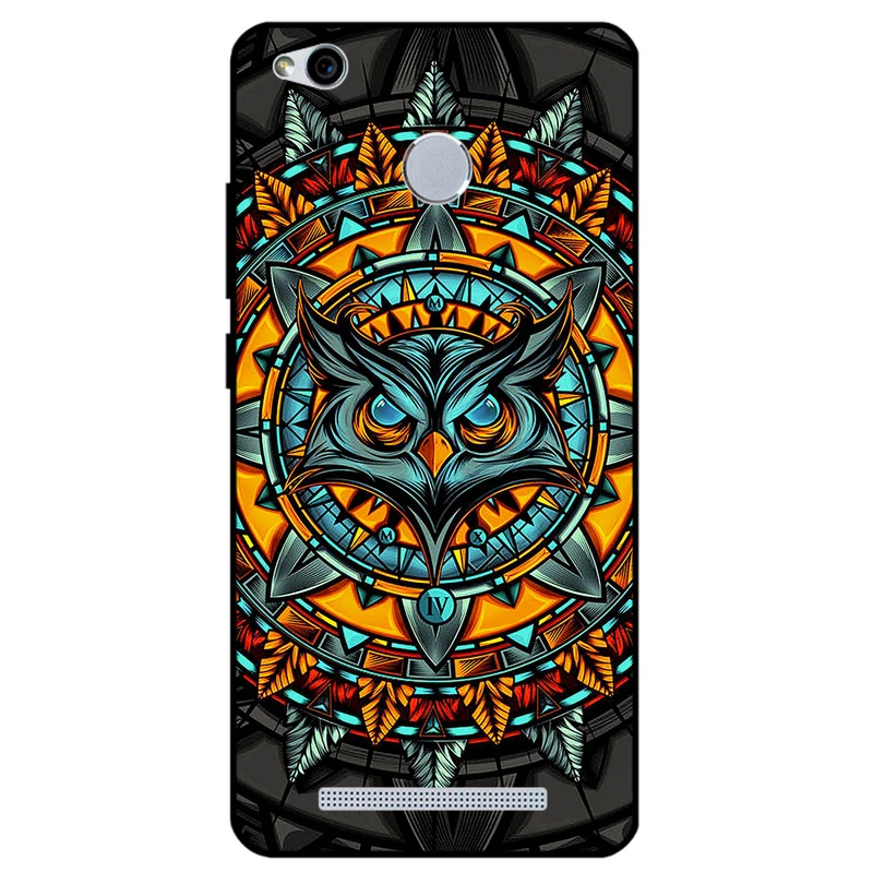 کاور مگافون طرح جغد مدل 1903 مناسب برای گوشی موبایل شیائومی Redmi 3 / 3s / 3 Pro  