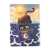 دفتر مشق 40 برگ سم طرح شکارچی ماه