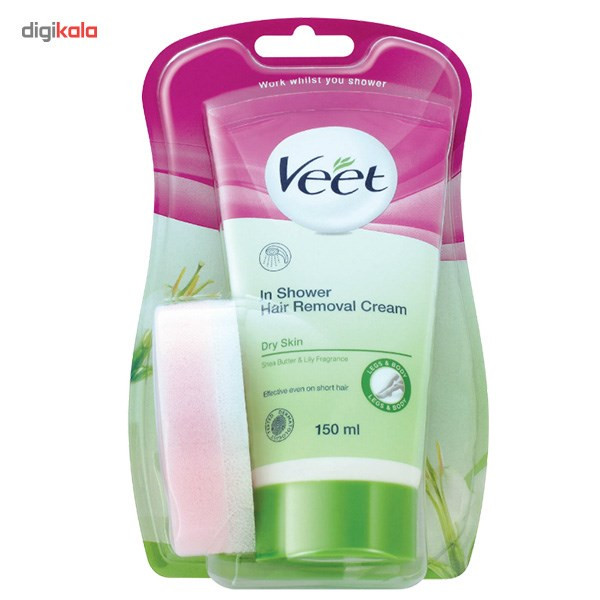 کرم موبر بدن زیر دوش ویت مخصوص پوست خشک 150ml