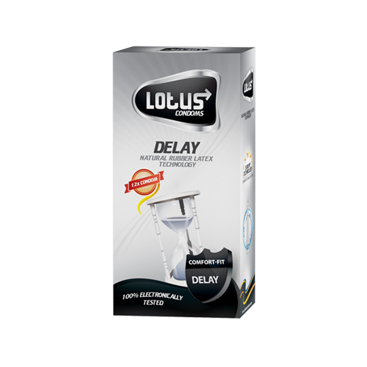 کاندوم لوتوس مدل Delay بسته 12 عددی