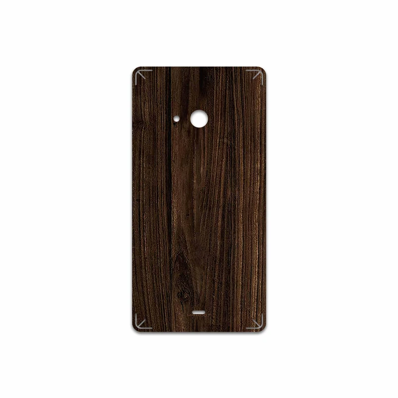 برچسب پوششی ماهوت مدل Dark Walnut Wood مناسب برای گوشی موبایل مایکروسافت Lumia 540