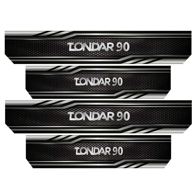 برچسب پارکابی خودرو رایسان کد SP2007 مناسب برای ال 90 مجموعه 4 عددی