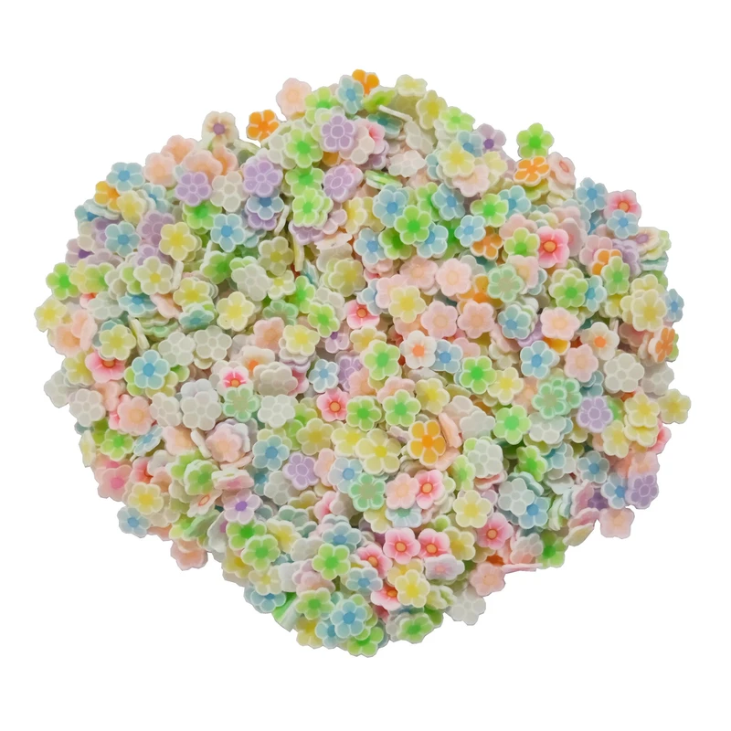 فیمو مدل گل شاد بسته 250 عددی