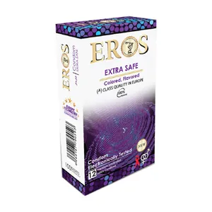 کاندوم اروس مدل Extra Safe بسته 12 عددی