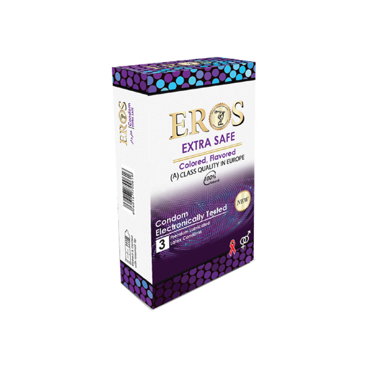 کاندوم اروس مدل Extra Safe بسته 3 عددی