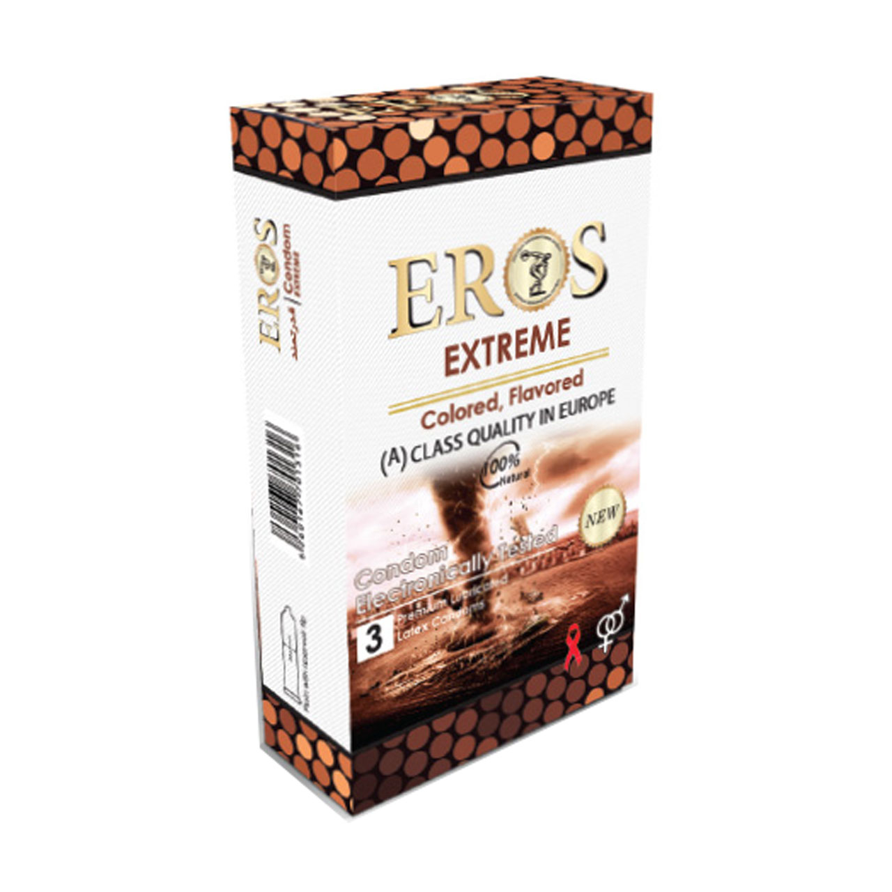 کاندوم اروس مدل Extreme بسته 3 عددی