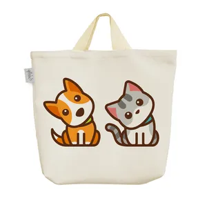 ساک خرید خندالو مدل گربه و سگ کد 2832