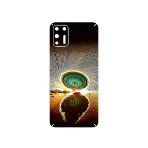 MAHOOT Night Light Fountain Cover Sticker for Motorola Moto G9 Plus