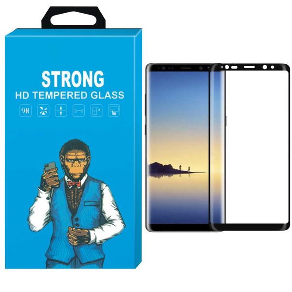 محافظ صفحه نمایش نانو گلس استرانگ مدل 5D مناسب برای گوشی سامسونگ گلکسی Note 8 محافظ صفحه نمایش نانو گلس استرانگ مدل 5D مناسب برای گوشی سامسونگ گلکسی Note 8