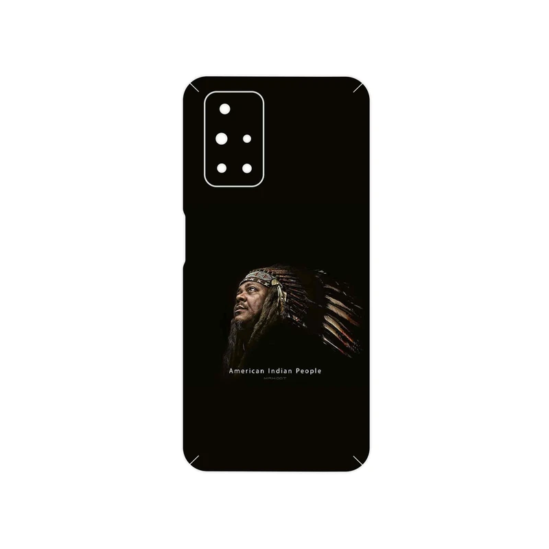 برچسب پوششی ماهوت مدل Portrait of an Indian Man مناسب برای گوشی موبایل شیائومی Redmi 10 Prime