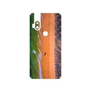 MAHOOT Beach and Green Sea Cover Sticker for Motorola One Hyper