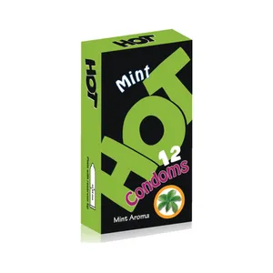 کاندوم هات مدل Mint بسته 12 عددی
