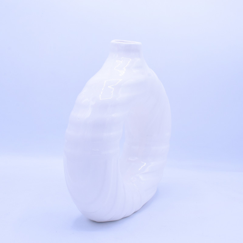 گلدان دکوری مدل دونات مینیمال