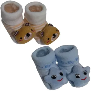 جوراب عروسکی نوزاد مدل PK-H47 بسته دو عددی
