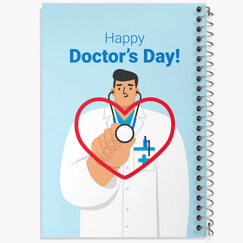 دفتر مشق 100 برگ خندالو طرح پزشک و پرستار کد 31031