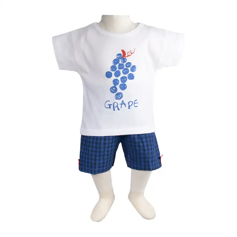 ست تی شرت و شلوارک آدمک مدل میوه