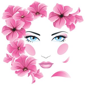 نقد و بررسی استیکر دیواری صالسو آرت طرح flower girl a.z توسط خریداران
