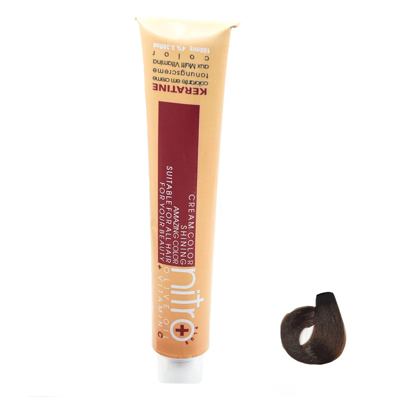 رنگ مو نیترو سری Keratine مدل بلوند طلایی تیره شماره 6.5