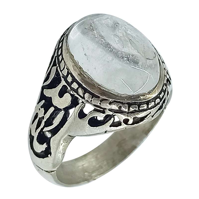انگشتر نقره مردانه سلین کالا مدل دُر کد ce-As125 
