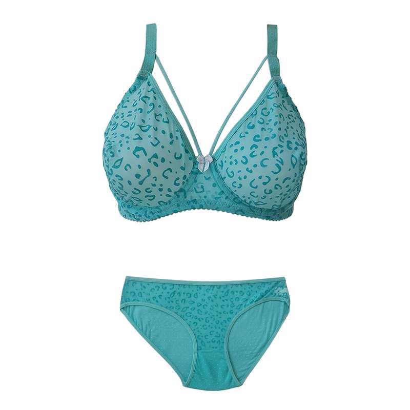 ست شورت و سوتین زنانه مدل ژوبین کد SHT3102 رنگ سبز