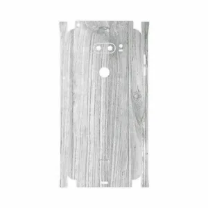 MAHOOT White Wood-FullSkin Cover Sticker for LG V30