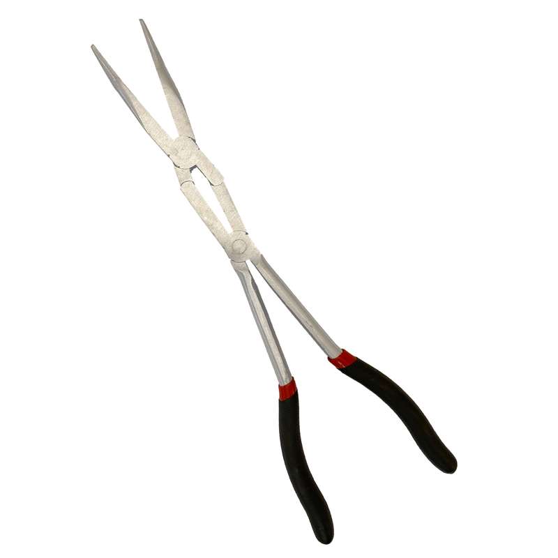 انبر دم باریک بلند سر کج مدل AK-013 سایز 13 اینچ