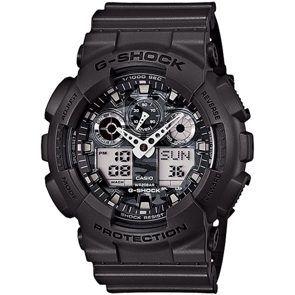 ساعت مچی عقربه ای مردانه کاسیو جی شاک مدل GA-100CF-8ADR