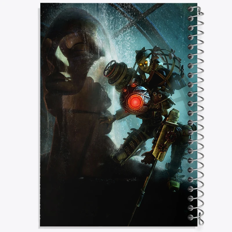 دفتر لیست خرید 50 برگ خندالو طرح بازی بایوشاک (Bioshock) کد 31329